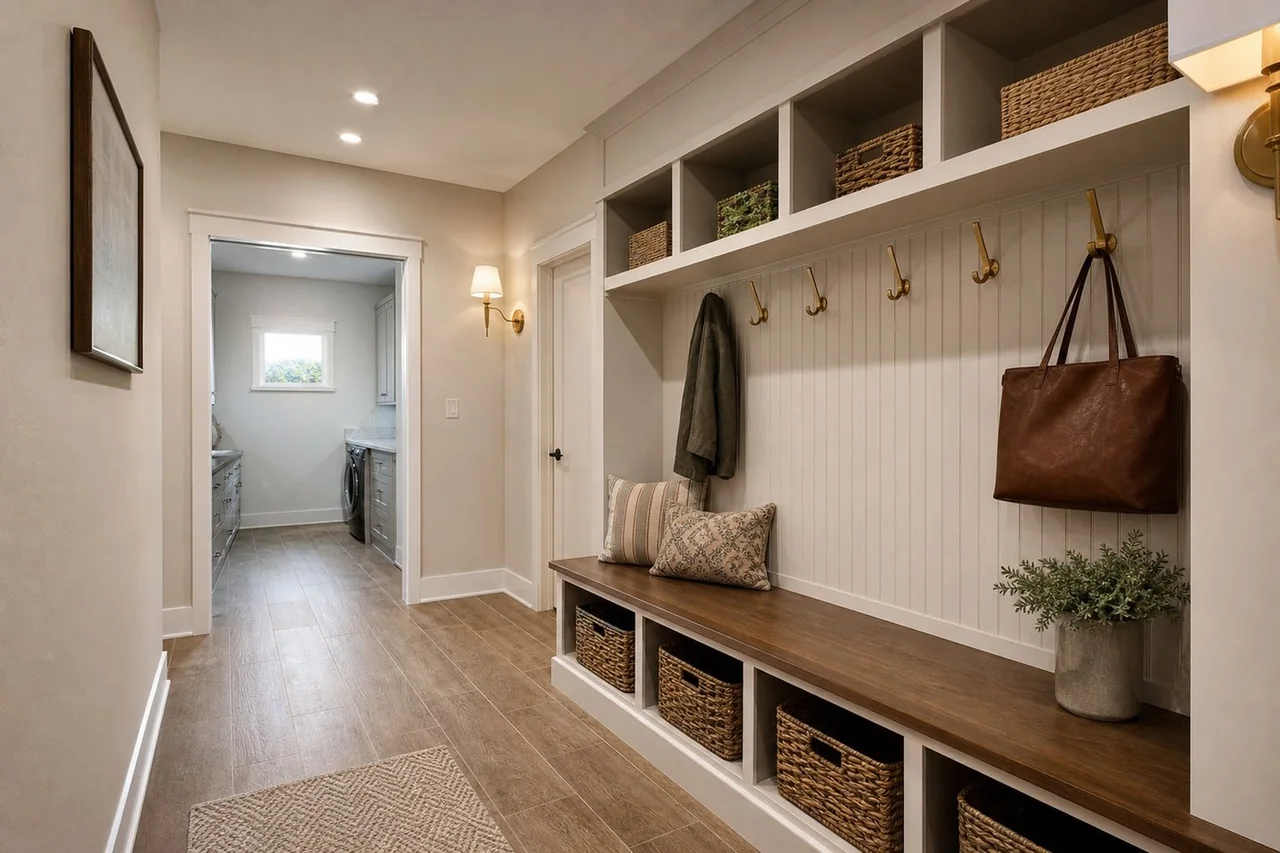 Representative finished lower-level family space for a Miami Oklahoma home