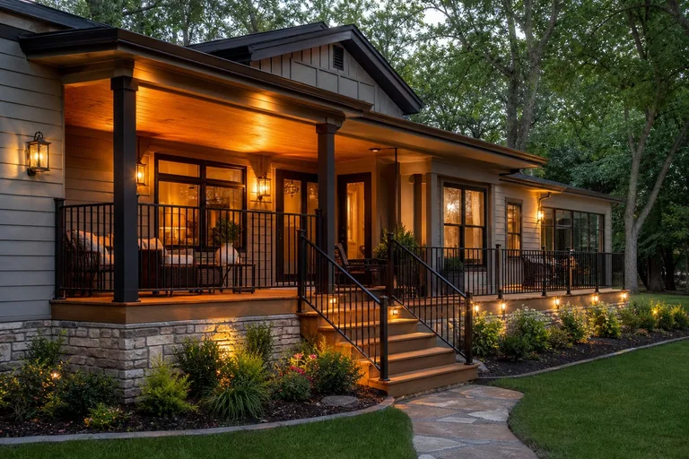 Representative residential remodeling design for the Grove service area