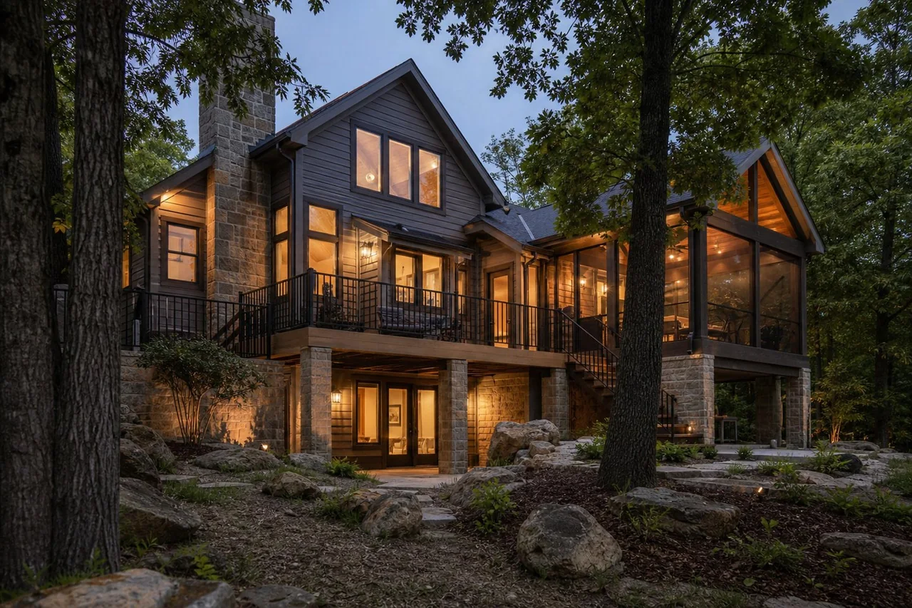 Representative remodeled lake house on Grand Lake o’ the Cherokees, Oklahoma